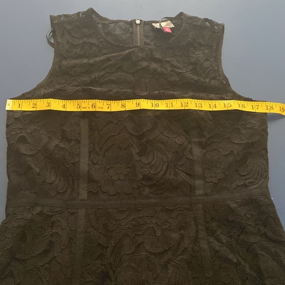 Vince Camuto Black Sleeveless Sheath Cocktail Midi Dress size 10 - Picture 11 of 15